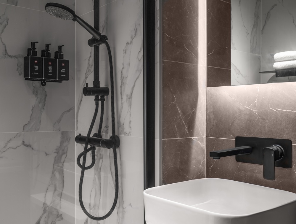 Washroom of Radisson Red Gatwick